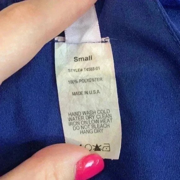 Alya dark royal blue tank top in size small - Picture 4 of 4